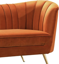 Load image into Gallery viewer, Margo Cognac Velvet Chair

