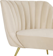 Load image into Gallery viewer, Margo Cream Velvet Chaise
