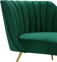 Load image into Gallery viewer, Margo Green Velvet Chaise

