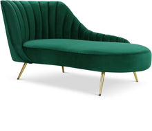 Load image into Gallery viewer, Margo Green Velvet Chaise image

