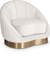 Load image into Gallery viewer, Shelly Cream Velvet Chair image
