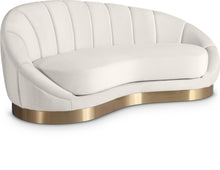 Load image into Gallery viewer, Shelly Cream Velvet Chaise image
