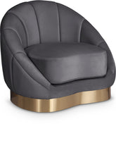 Load image into Gallery viewer, Shelly Grey Velvet Chair image
