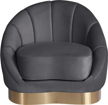 Load image into Gallery viewer, Shelly Grey Velvet Chair
