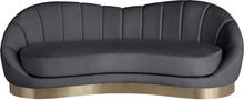 Load image into Gallery viewer, Shelly Grey Velvet Sofa
