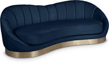 Load image into Gallery viewer, Shelly Navy Velvet Sofa image
