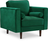 Load image into Gallery viewer, Emily Green Velvet Chair image
