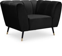 Load image into Gallery viewer, Beaumont Black Velvet Chair image
