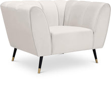 Load image into Gallery viewer, Beaumont Cream Velvet Chair image
