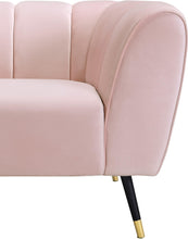 Load image into Gallery viewer, Beaumont Pink Velvet Chair
