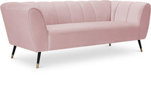 Load image into Gallery viewer, Beaumont Pink Velvet Sofa image
