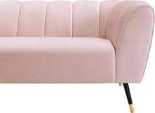 Load image into Gallery viewer, Beaumont Pink Velvet Sofa
