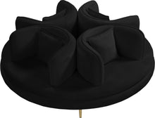 Load image into Gallery viewer, Circlet Black Velvet Round Sofa Settee

