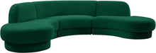 Load image into Gallery viewer, Rosa Green Velvet 3pc. Sectional (3 Boxes) image
