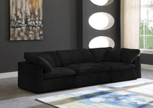 Load image into Gallery viewer, Cozy Black Velvet Cloud Modular Sofa
