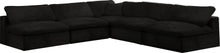 Load image into Gallery viewer, Cozy Black Velvet Cloud Modular Sectional
