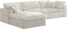Load image into Gallery viewer, Cozy Cream Velvet Cloud Modular Sectional
