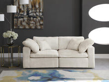 Load image into Gallery viewer, Cozy Cream Velvet Cloud Modular Sofa
