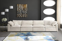 Load image into Gallery viewer, Cozy Cream Velvet Cloud Modular Sofa
