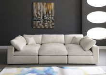 Load image into Gallery viewer, Cozy Cream Velvet Cloud Modular Sectional
