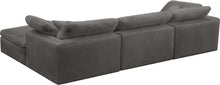 Load image into Gallery viewer, Cozy Grey Velvet Cloud Modular Sectional
