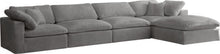 Load image into Gallery viewer, Cozy Grey Velvet Cloud Modular Sectional
