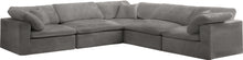 Load image into Gallery viewer, Cozy Grey Velvet Cloud Modular Sectional
