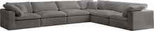 Load image into Gallery viewer, Cozy Grey Velvet Cloud Modular Sectional
