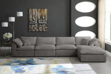 Load image into Gallery viewer, Cozy Grey Velvet Cloud Modular Sectional
