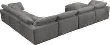 Load image into Gallery viewer, Cozy Grey Velvet Cloud Modular Sectional
