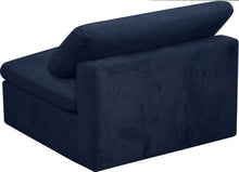 Load image into Gallery viewer, Cozy Navy Velvet Chair
