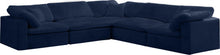 Load image into Gallery viewer, Cozy Navy Velvet Cloud Modular Sectional
