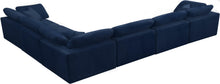 Load image into Gallery viewer, Cozy Navy Velvet Cloud Modular Sectional
