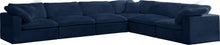 Load image into Gallery viewer, Cozy Navy Velvet Cloud Modular Sectional
