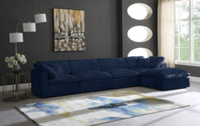 Load image into Gallery viewer, Cozy Navy Velvet Cloud Modular Sectional
