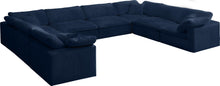 Load image into Gallery viewer, Cozy Navy Velvet Cloud Modular Sectional
