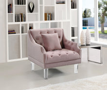 Load image into Gallery viewer, Roxy Pink Velvet Chair
