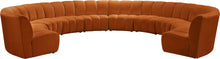 Load image into Gallery viewer, Infinity Cognac Velvet 10pc. Modular Sectional image
