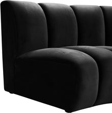 Load image into Gallery viewer, Infinity Black Velvet 8pc. Modular Sectional
