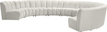 Load image into Gallery viewer, Infinity Cream Velvet 9pc. Modular Sectional
