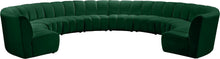 Load image into Gallery viewer, Infinity Green Velvet 10pc. Modular Sectional image
