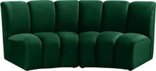 Load image into Gallery viewer, Infinity Green Velvet 2pc. Modular Sectional image
