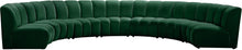 Load image into Gallery viewer, Infinity Green Velvet 7pc. Modular Sectional image
