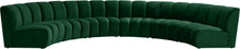 Load image into Gallery viewer, Infinity Green Velvet 6pc. Modular Sectional image
