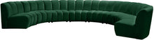 Load image into Gallery viewer, Infinity Green Velvet 8pc. Modular Sectional
