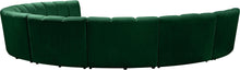 Load image into Gallery viewer, Infinity Green Velvet 8pc. Modular Sectional
