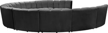 Load image into Gallery viewer, Infinity Grey Velvet 10pc. Modular Sectional
