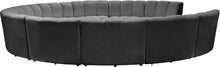 Load image into Gallery viewer, Infinity Grey Velvet 11pc. Modular Sectional
