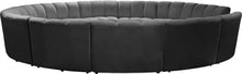 Load image into Gallery viewer, Infinity Grey Velvet 12pc. Modular Sectional
