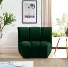 Load image into Gallery viewer, Infinity Green Velvet Modular Chair
